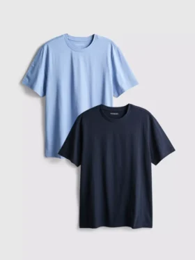 Paquete de 2 camisas de cuello redondo