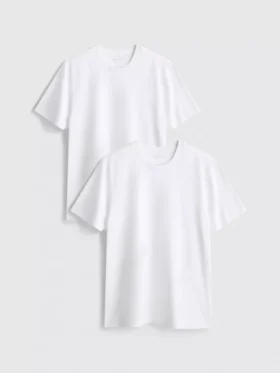 Paquete de 2 camisas de cuello redondo