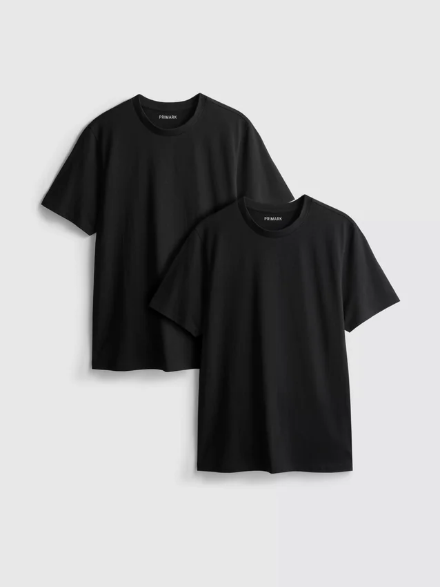 Paquete de 2 camisas de cuello redondo