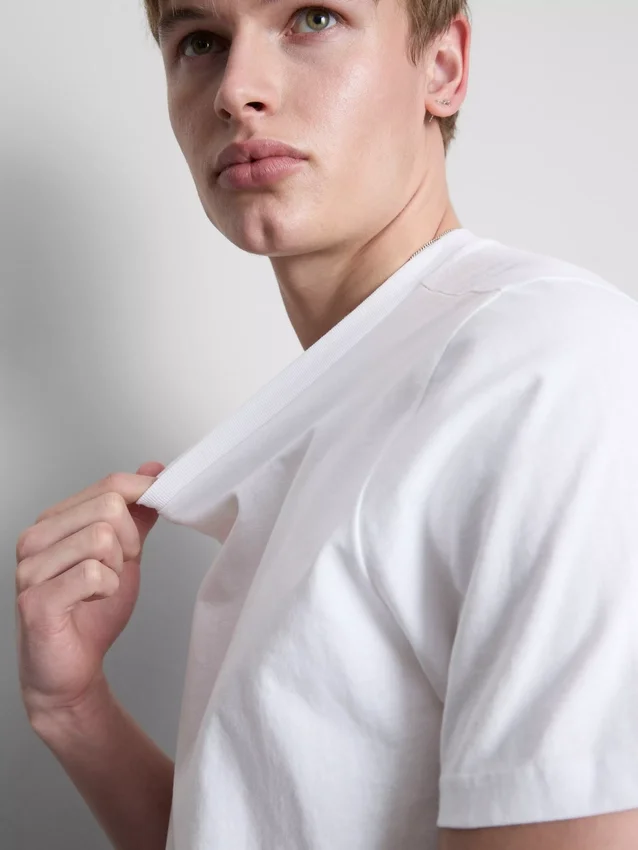Paquete de 2 camisas de cuello redondo