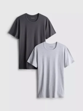 Paquete de 2 camisetas básicas de manga corta
