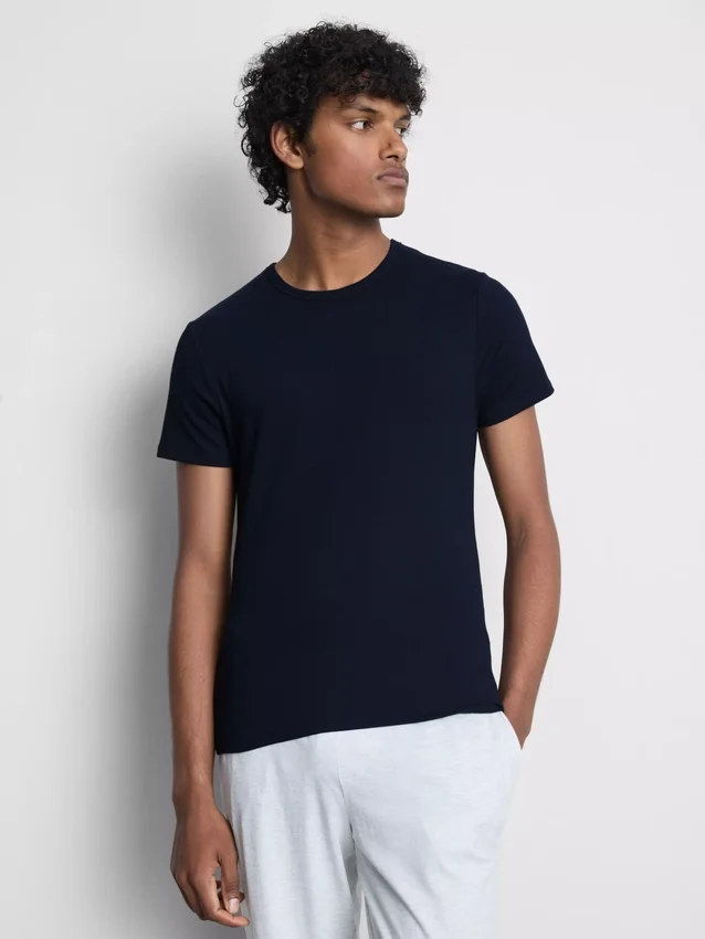 Paquete de 2 camisetas de manga corta con textura acanalada