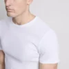 Paquete de 2 camisetas de manga corta con textura acanalada