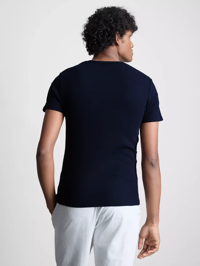 Paquete de 2 camisetas de manga corta con textura acanalada