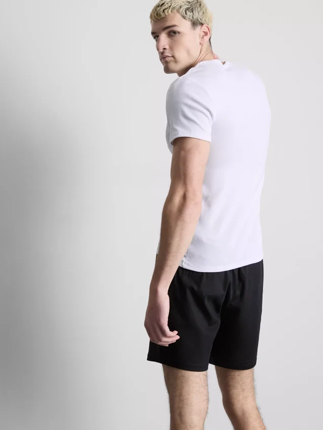 Paquete de 2 camisetas de manga corta con textura acanalada