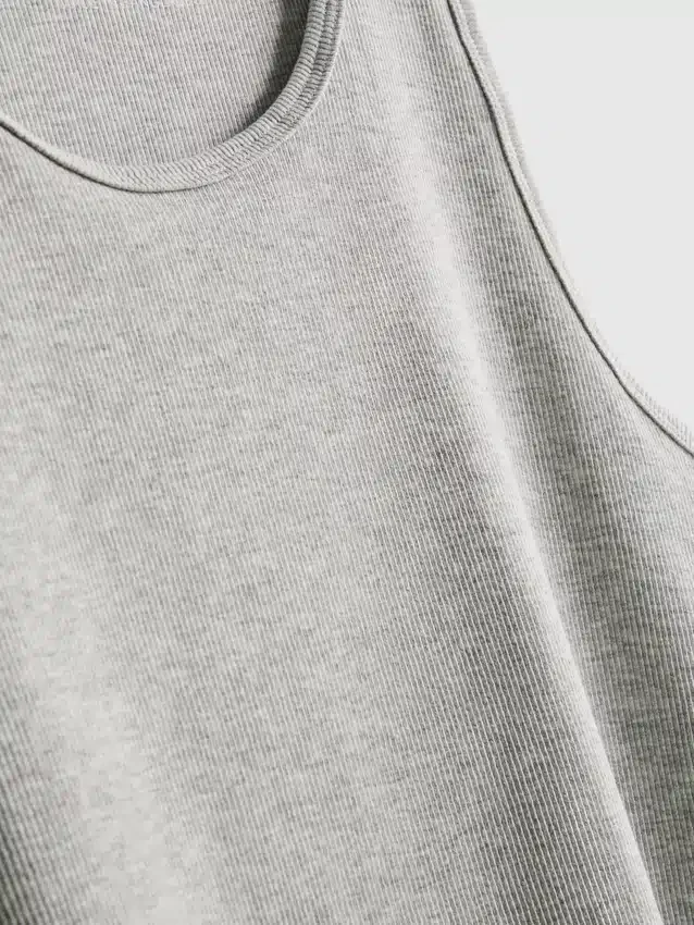 Paquete de 2 camisetas sin mangas acanaladas