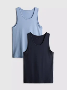 Paquete de 2 camisetas sin mangas básicas