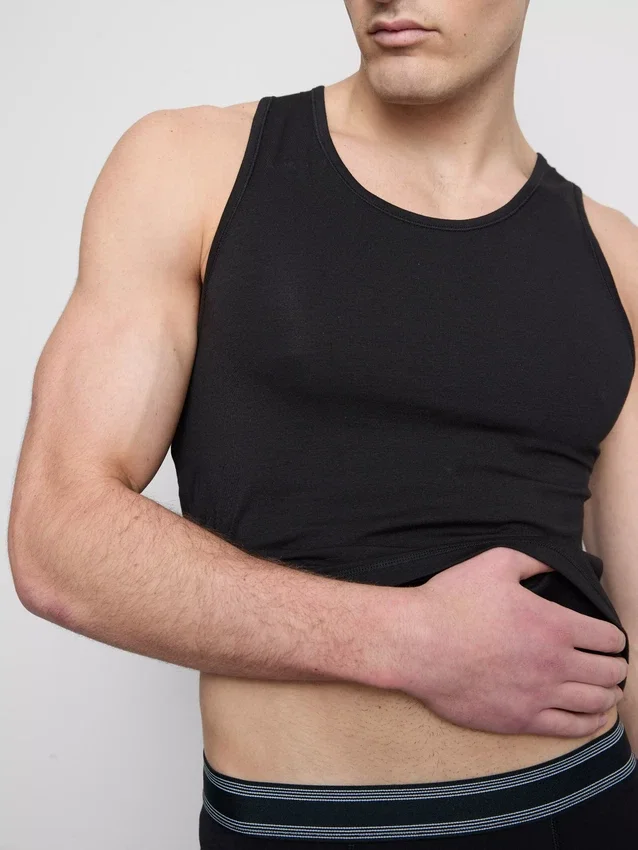 Paquete de 2 camisetas sin mangas básicas