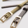 Paquete de 2 cinturones con hebilla