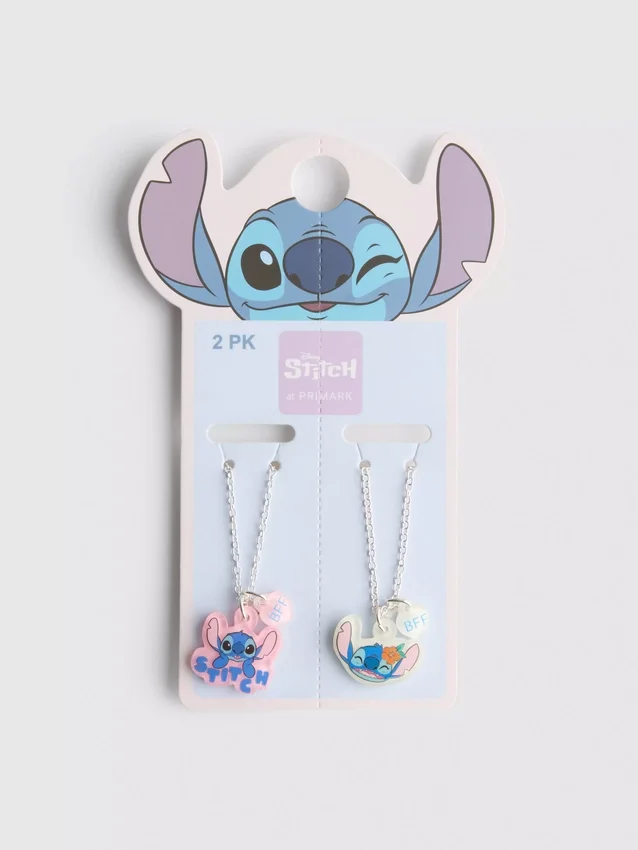 Paquete de 2 collares «BFF» de Stitch de Disney