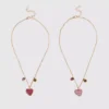 Paquete de 2 collares de corazones «BFF»