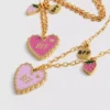 Paquete de 2 collares de corazones «BFF»