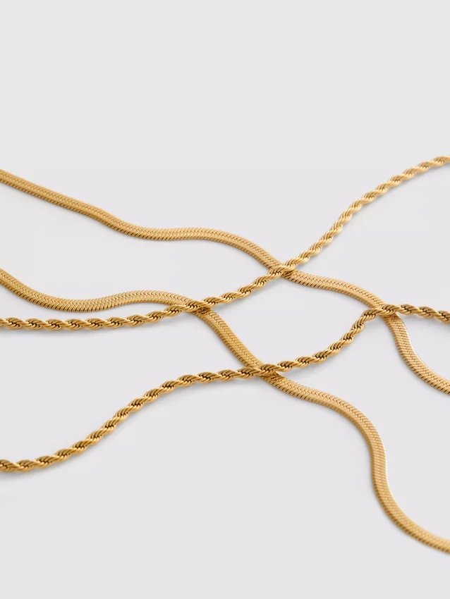 Paquete de 2 collares en capas a prueba de agua