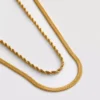 Paquete de 2 collares en capas a prueba de agua