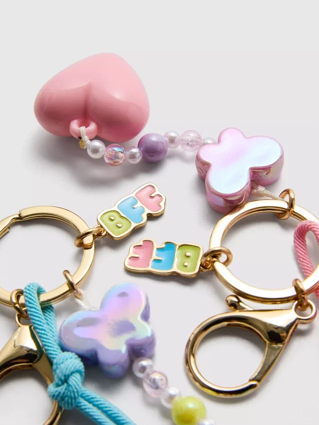 Paquete de 2 dijes para bolsos «Amistad»