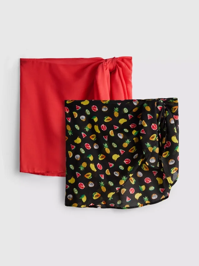 Paquete de 2 minipareos estampados