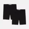 Paquete de 2 pantalones cortos de ciclismo elásticos