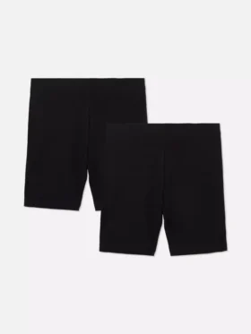 Paquete de 2 pantalones cortos de ciclismo elásticos