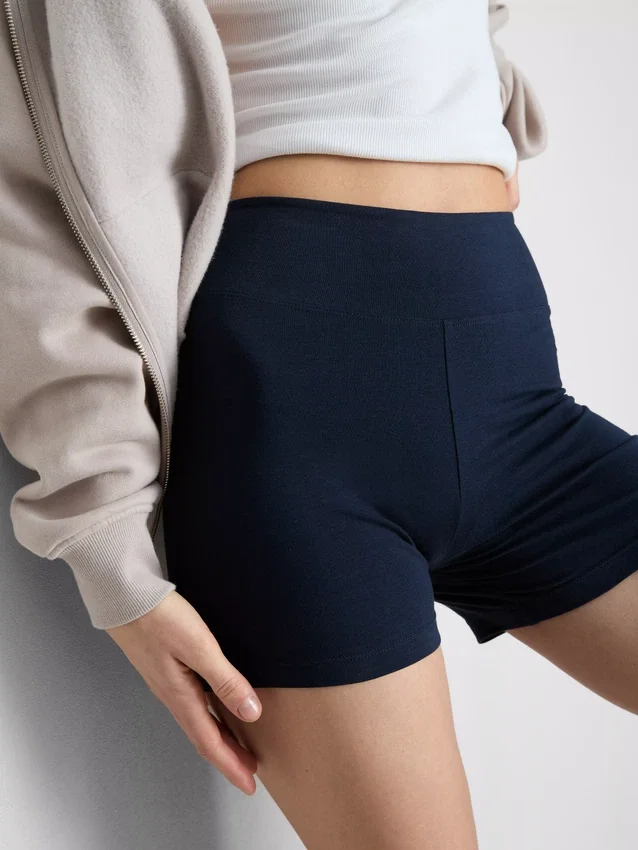 Paquete de 2 pantalones cortos de yoga de cintura alta