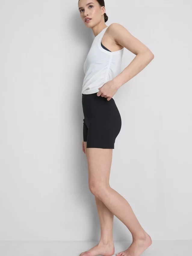 Paquete de 2 pantalones cortos de yoga de cintura alta