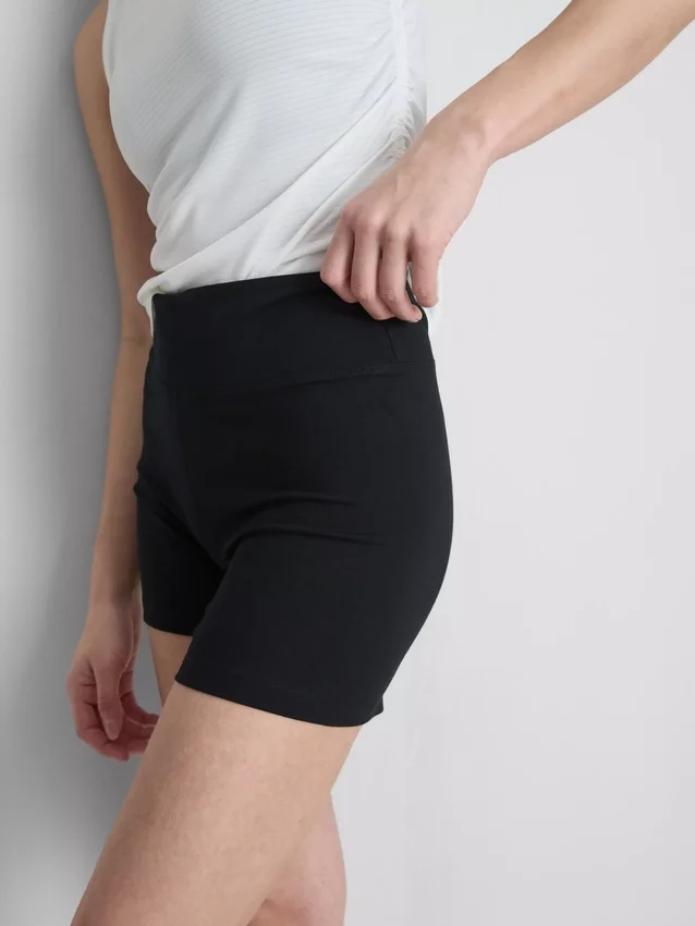 Paquete de 2 pantalones cortos de yoga de cintura alta