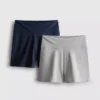 Paquete de 2 pantalones cortos de yoga de cintura alta