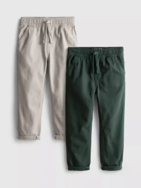 Paquete de 2 pantalones de sarga