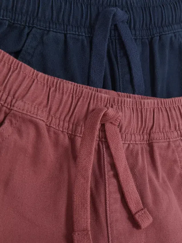 Paquete de 2 pantalones de sarga