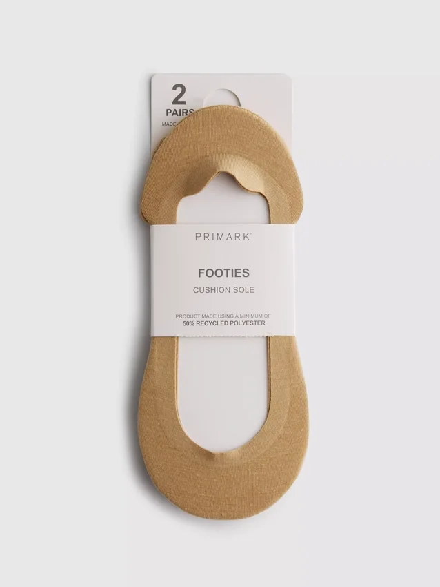 Paquete de 2 pares de calcetines acolchados para los pies