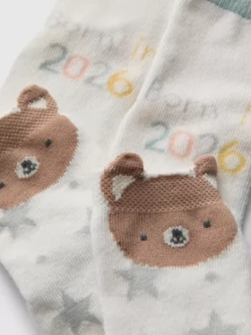 Paquete de 2 pares de calcetines «Born in 2026»
