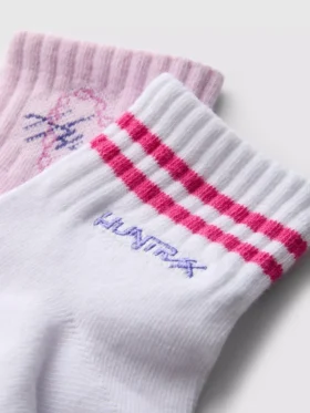 Paquete de 2 pares de calcetines cortos de algodón «K-Pop Demon Hunters»