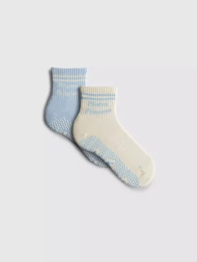 Paquete de 2 pares de calcetines cortos de yoga