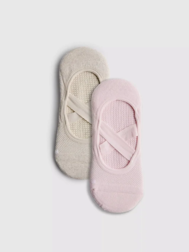 Paquete de 2 pares de calcetines de ballet y yoga