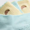 Paquete de 2 pares de calcetines de yoga tipo croissant