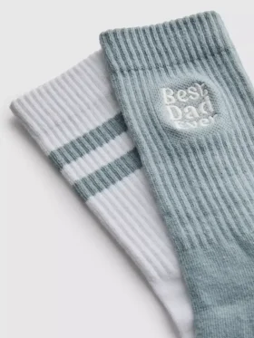 Paquete de 2 pares de calcetines «El mejor papá»