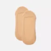 Paquete de 2 pares de calcetines invisibles con puntera