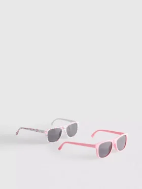 Paquete de 2 pares de gafas de sol con montura cuadrada