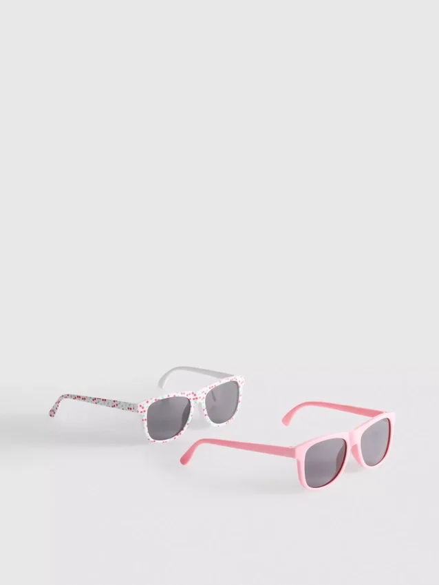 Paquete de 2 pares de gafas de sol con montura cuadrada