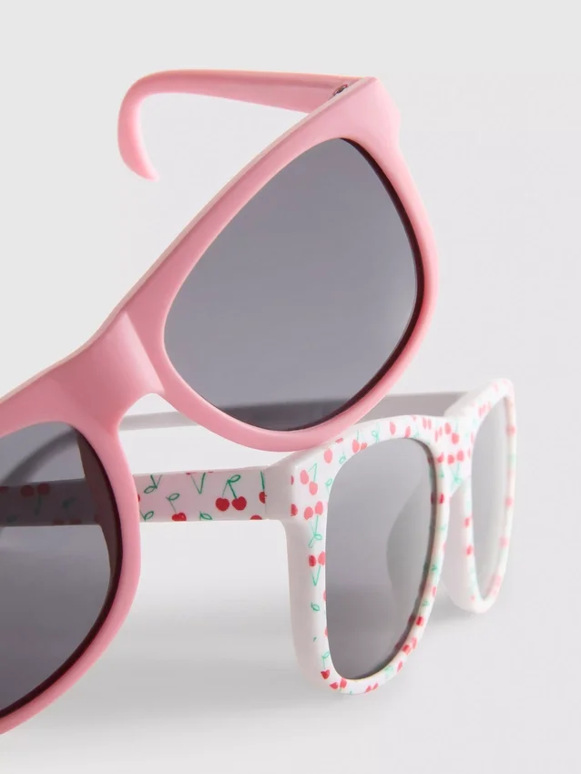 Paquete de 2 pares de gafas de sol con montura cuadrada