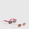 Paquete de 2 pares de gafas de sol con montura en forma de D