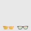 Paquete de 2 pares de gafas de sol de montura cuadrada