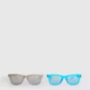 Paquete de 2 pares de gafas de sol de montura cuadrada