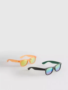 Paquete de 2 pares de gafas de sol de montura cuadrada