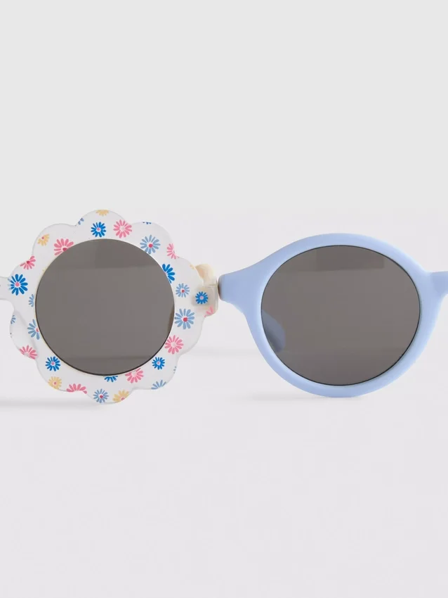 Paquete de 2 pares de gafas de sol de montura redonda