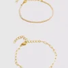 Paquete de 2 pulseras impermeables de diseño mixto