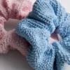 Paquete de 2 scrunchies texturizados