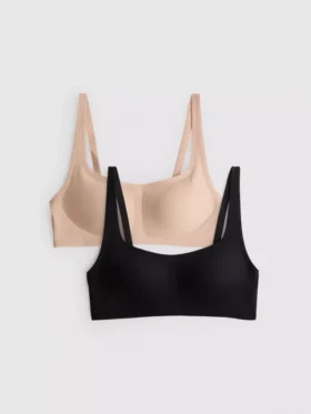 Paquete de 2 tops cortos de ropa moldeadora y alisadora
