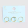 Paquete de 3 anillos con conchas, resistentes al agua