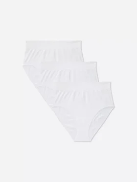 Paquete de 3 braguitas de talle alto