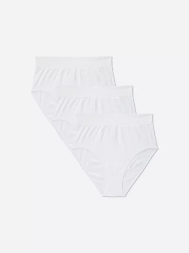 Paquete de 3 braguitas de talle alto
